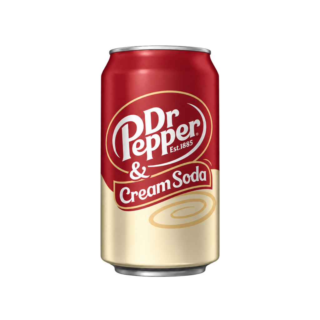 Dr Pepper Cream Soda 355 ml burk
