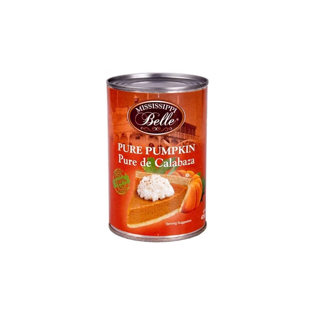 Mississippi Belle Pure Pumpkin Pie Filling 12x425