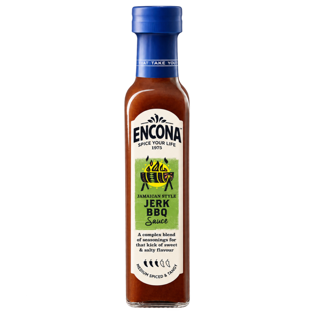 Encona Jamaican Jerk BBQ Sauce 6x142ml