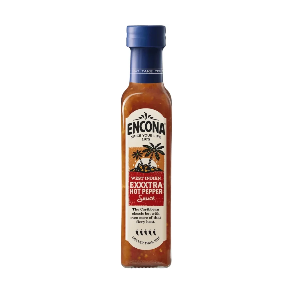 Encona Extra Hot Pepper Sauce 6x142ml