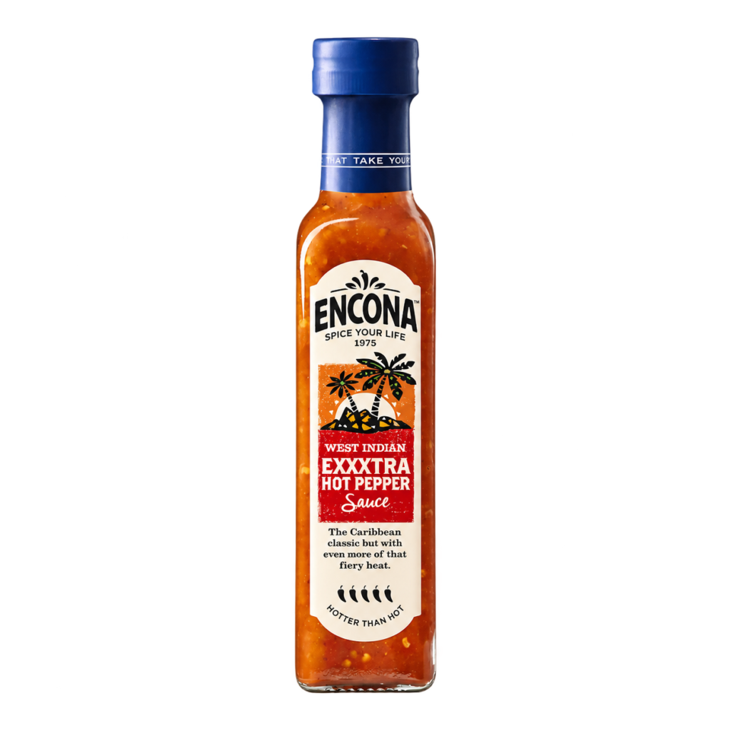 Encona Extra Hot Pepper Sauce 6x142ml