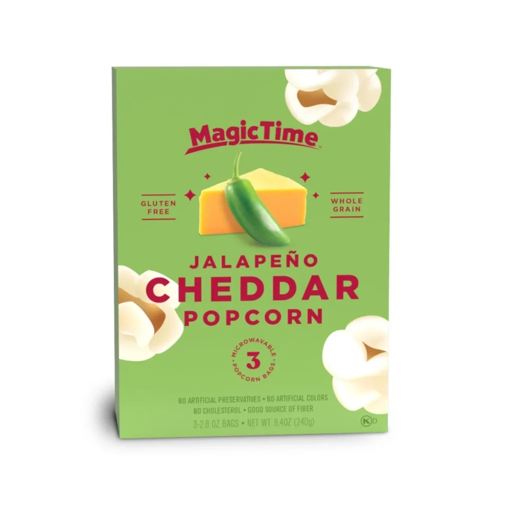 Magic Time Jalapeno Cheddar Popcorn 12x240g