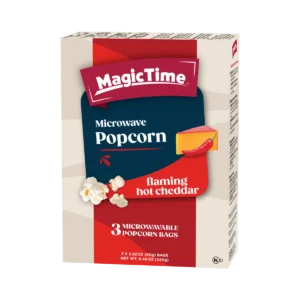 Magic Time Flaming Hot Cheddar Popcorn 12x240g