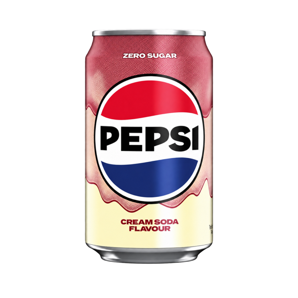 Pepsi Cream Soda Zero 24x330ml (2 kr pant)
