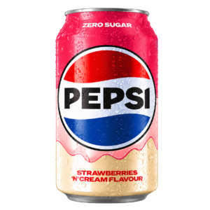 Pepsi Strawberries and Cream Zero 24x330ml (2 kr pant)