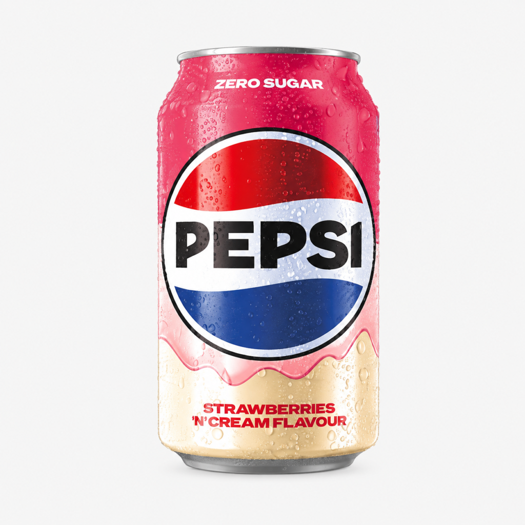 Pepsi Strawberries and Cream Zero 24x330ml (2 kr pant)